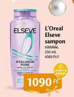 EcoFamily L'oreal Elseve sampon ajánlat