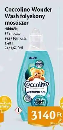 EcoFamily Coccolino Wonder Wash folyékony mosószer ajánlat