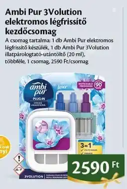 EcoFamily Ambi Pur 3Volution elektromos légfrissítő kezdőcsomag ajánlat