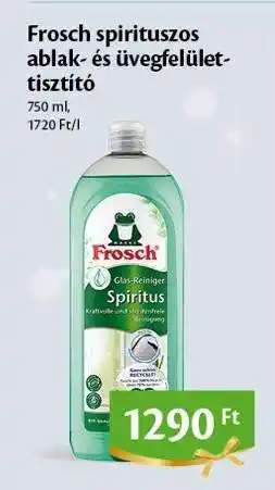 EcoFamily Frosch spirituszos ablak- és üvegfelülettisztító ajánlat