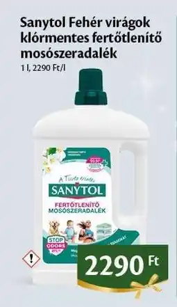 EcoFamily Sanytol Fehér virágok klórmentes fertőtlenítő mosószeradalék ajánlat