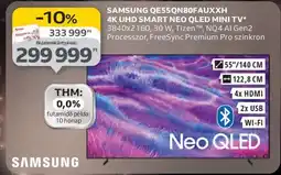 Auchan SAMSUNG QE55QN80FAUXXH 4K UHD SMART NEO QLED MINI TV ajánlat
