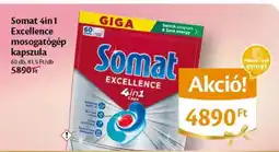 EcoFamily Somat 4in1 Excellence mosogatógép kapszula ajánlat