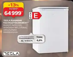Auchan TESLA RU0900ME FAGYASZTÓSZEKRÉNY ajánlat