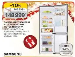 Auchan Samsung RB33B610ESA Alulfagyasztós Hűtőszekrény ajánlat