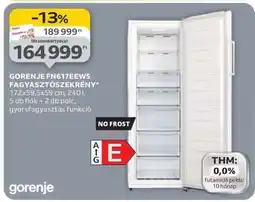 Auchan GORENJE FN617EEW5 FAGYASZTÓSZEKRÉNY ajánlat