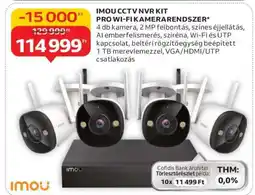 Auchan IMOU CCTV NVR KIT PRO WI-FI KAMERARENDSZER ajánlat