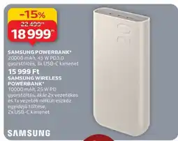 Auchan SAMSUNG POWERBANK ajánlat