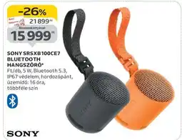 Auchan SONY SRSXB100CE7 Bluetooth hangszóró ajánlat