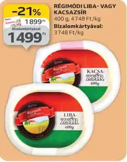Auchan Régimódi liba- vagy kacsazsír ajánlat