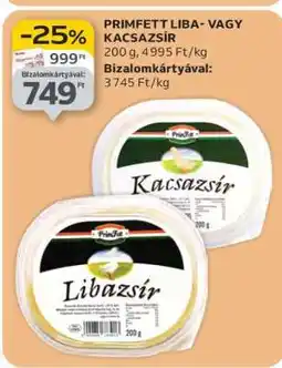 Auchan PRIMFETT LIBA- VAGY KACSASZÍR ajánlat