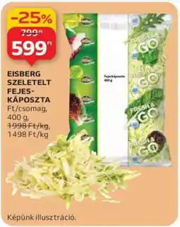 Auchan Eisberg Szeletelt Fejeskáposzta ajánlat