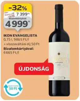 Auchan IKON EVANGELISTA ajánlat