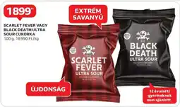 Auchan SCARLET FEVER VAGY BLACK DEATH ULTRA SOUR CUKORKA ajánlat