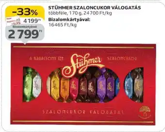 Auchan STÜHMER SZALONCUKOR VÁLOGATÁS ajánlat