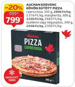 Auchan AUCHAN KEDVENC KÖVÖN SÜTÖTT PIZZA ajánlat