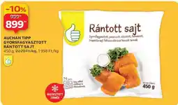 Auchan AUCHAN TIPP GYORSFAGYASZTOTT RÁNTOTT SAJT ajánlat