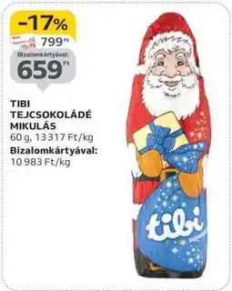 Auchan Tibi Tejcsokoládé Mikulás ajánlat
