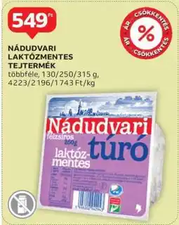 Auchan Nádudvari laktózmentes tejtermék ajánlat