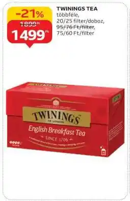 Auchan TWININGS TEA ajánlat