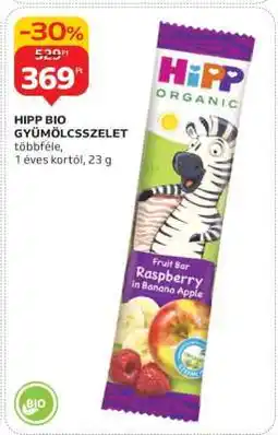 Auchan HiPP bio gyümölcsszelet ajánlat