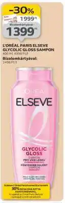 Auchan L'ORÉAL PARIS ELSEVE GLYCOLIC GLOSS SAMPON ajánlat