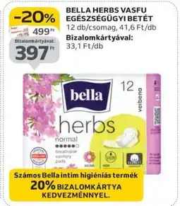 Auchan BELLA HERBS VASFU EGÉSZSÉGÜGYI BETÉT ajánlat
