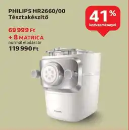 Auchan PHILIPS HR2660/00 Tésztakészítő ajánlat