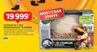 Auchan INTERAKTÍV T-REX DINOSZAURUSZ TOJÁSBAN ajánlat