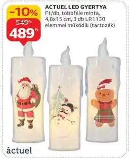 Auchan ACTUEL LED GYERTYA ajánlat