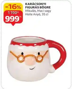 Auchan Karácsonyi figurás bögre ajánlat