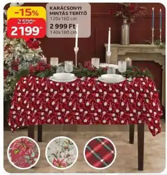 Auchan KARÁCSONYI MINTÁS TERÍTŐ ajánlat