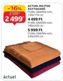 Auchan ACTUEL ROJTOS ÁGYTAKARÓ ajánlat