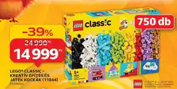 Auchan LEGO Classic – Kreatív Építés és Játék Kockák (11044) ajánlat