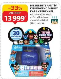 Auchan BITZEE INTERAKTÍV KISKEVENC DISNEY KARAKTEREKKEL ajánlat