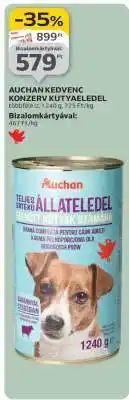 Auchan AUCHAN KEDVENC KONZERV KUTYAELEDEL ajánlat