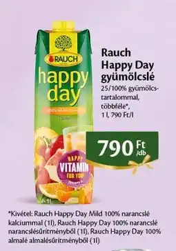 EcoFamily Rauch Happy Day Gyümölcslé ajánlat