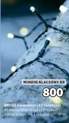 JYSK BAUGE karácsonyi LED fényfüzér ajánlat