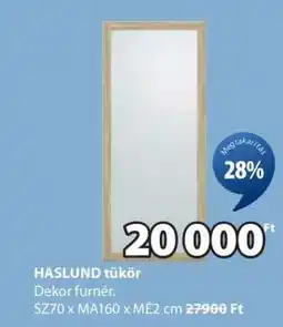 JYSK HASLUND tükör ajánlat