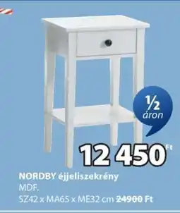 JYSK NORDBY éjjeliszekrény ajánlat