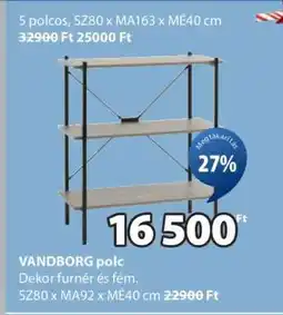 JYSK VANDBORG polc ajánlat