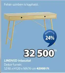 JYSK LINDVED íróasztal ajánlat