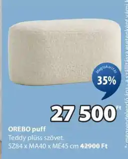 JYSK OREBO puff ajánlat