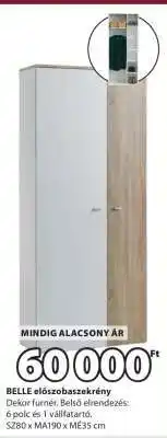 JYSK BELLE előszobaszekrény ajánlat