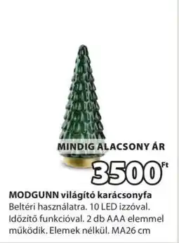 JYSK MODGUNN világító karácsonyfa ajánlat