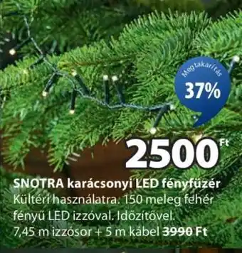 JYSK SNOTRA karácsonyi LED fényfüzér ajánlat