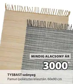 JYSK TYSBAST szőnyeg ajánlat