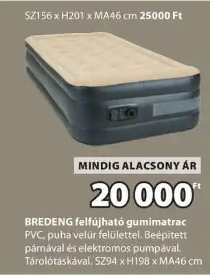 JYSK BREDENG felfújható gumimatrac ajánlat