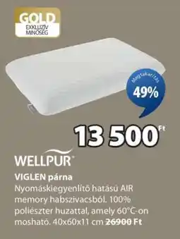 JYSK WELLPUR VIGLEN párna ajánlat