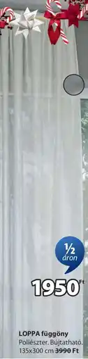 JYSK LOPPA függöny ajánlat